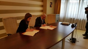 La firma del Protocollo d'intesa