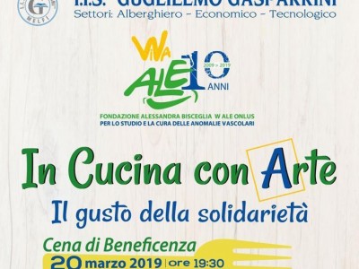 Cena di beficienza “In cucina con Arte – il gusto della solidarietà”