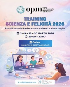 Locandina Training sulla felicità