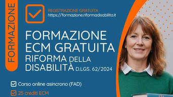 Formazione ECM gratuita – Riforma della Disabilità