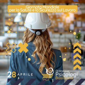 Locandina Giornata mondiale per la salute e la sicurezza sul lavoro