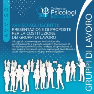 Locandina Costituzione Gruppi Lavoro OPB